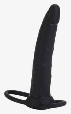 Dildos Silicone Dual Penetrator Black