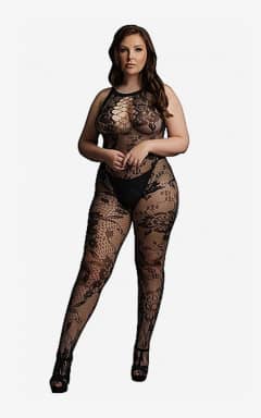 Lingerie Le Désir Criss Cross Neck Bodystocking OSX - Sexy Bodystockings