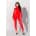 GP Catsuit With Zipper In The Back Red XL