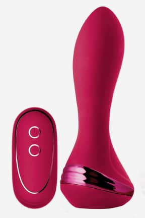 Prostate massagers Sparkling Inflatable Remote Vibrator Isabella Red