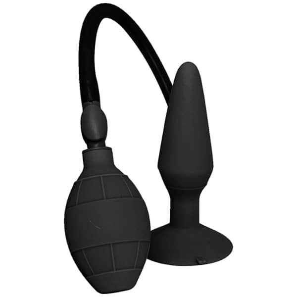 Menzstuff Inflatable Buttplug Black Small