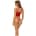 Strap Overlay 2PC Bra Set Red S