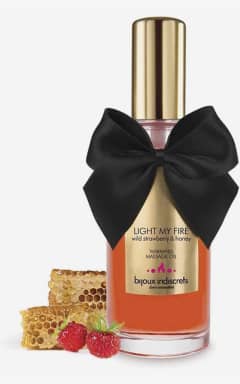 All Light My Fire Strawberry Honey Warming Massage Oil 100ml