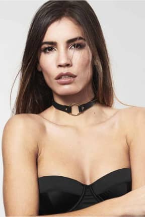 All MAZE Single Choker Black