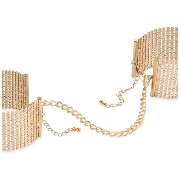 Desir Metallique Gold Metallic Mesh Handcuffs