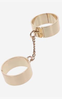 Bondage Slave Wrist Cuffs Rose Gold