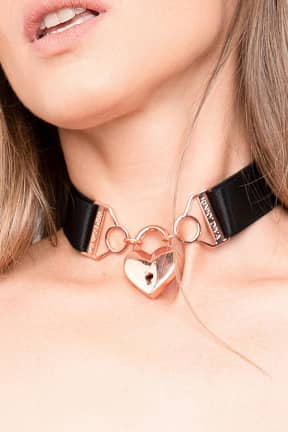Lingerie Open Diva Bra + Diva Necklace - BDSM Collar