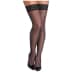 Hold-up Stockings Black 6cm Lace