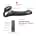 Vibrating Bendable Strap On Black L