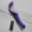 Vibrating Bendable Strap On Purple M