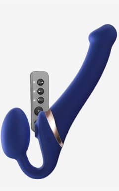 Dildos Multi Orgasm Bendable Strap On Night Blue M