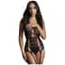 Le Désir Lace Suspender Bodystocking One Size