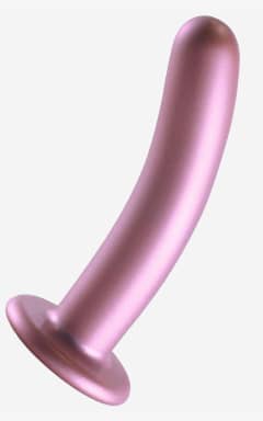 För henne Smooth Silicone G-spot Dildo Pink 14,5cm