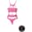 Glow In The Dark Body With Grecian Neckline Pink OS