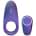 Hueman Vibrating Cock Ring Purple