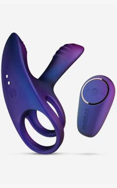 All Hueman Vibrating Cock Ring Purple