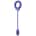 Hueman Cock Ring With Anal Ball Purple