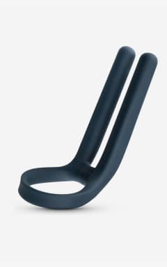 För honom Boners Cock Ring And Ball Stimulator Blue