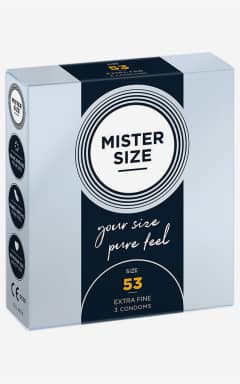Condoms Mister Size 53mm 3-pack