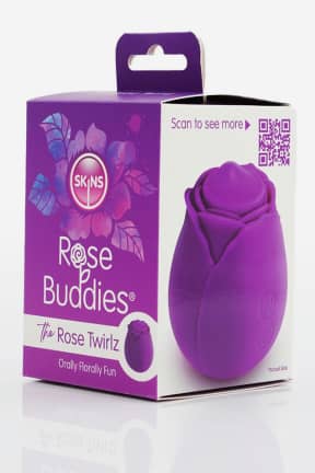 Köp Vibrator, Få Glidmedel Skins Rose Buddies The Rose Twirlz