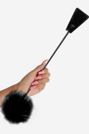 Whips & paddles Feather Crop Black