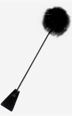 Whips & paddles Feather Crop Black