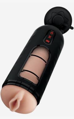 Köp Masturbator, Få Glidmedel Vibrating Mega Milker