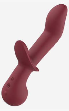 Vibrators Amour Flexible G spot Duo Vibe Loulou Red