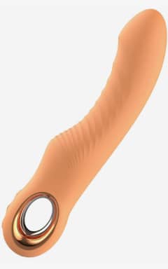 Vibrators Glam Flexible Ribbed Vibe Orange