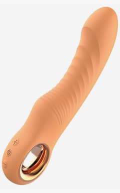 Vibrators Glam Flexible Ribbed Vibe Orange