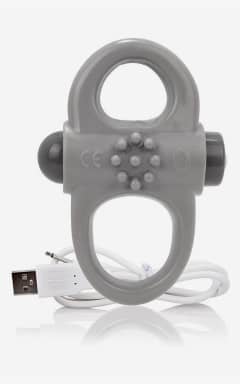 All Screaming O Charged Yoga Vibrating Cock Ring Grey