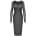 Black Dress With Zipper XL