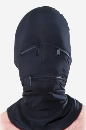 All Zipper Face Hood