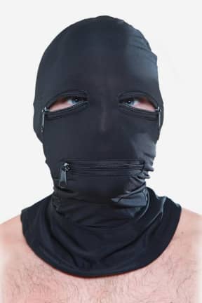 All Zipper Face Hood