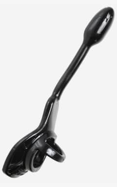 All Armor Tug Lock Cockring With Ball Strap And Butt Plug Small