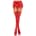 Lace Thigh Tighs And Garterbelt Red