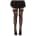 Wild Rose Net Thigh Highs Black