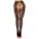 Crotchless Backseam Tights Black