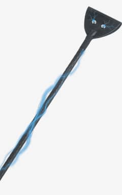 Whips & paddles Hidden Desire Extreme Electro Riding Crop Black