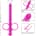 CalExotics Lube Tube 2pcs Pink