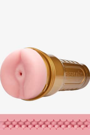 Fleshlight Pink Lady Stamina Training Unit Butt - Train for longer-lasting pleasure with lifelike SuperSkin texture and intense suction control. Experience discreet, realistic anal simulation designed for peak endurance.