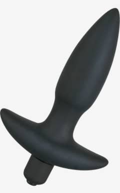 All Black Velvets Vibrating Plug Small