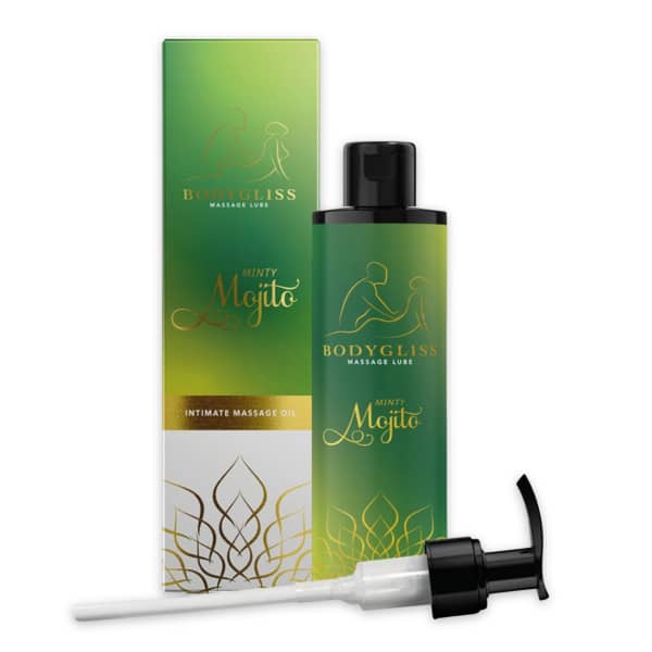 BodyGliss – Massage Oil And Lubricant In 1 - Minty Mojito - 150 ml