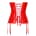 Black Level - Vinyl Corset - Red - XL
