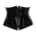 Black Level - Vinyl Waist Cincher - Black - L