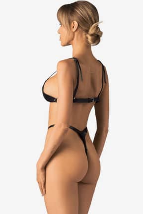 All Obsessive - Crotchless Body Dame Controle - Black - OS