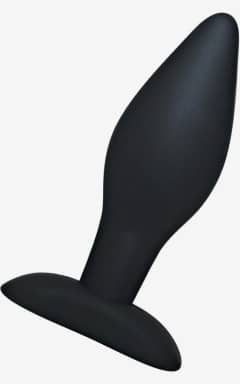 All Black Velvets - Butt Plug - Black - 12cm