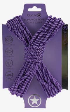 BDSM Ouch! - Polyester Bondage Rope - Purple - 10m