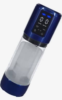 All Pumped - UltraLift Automatic Waterproof Masturbator Pump - Metallic Blue