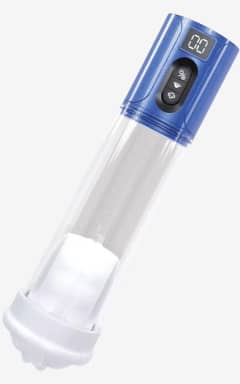 All Pumped - MaxLift 7 Function Suction Masturbator Pump - Metallic Blue